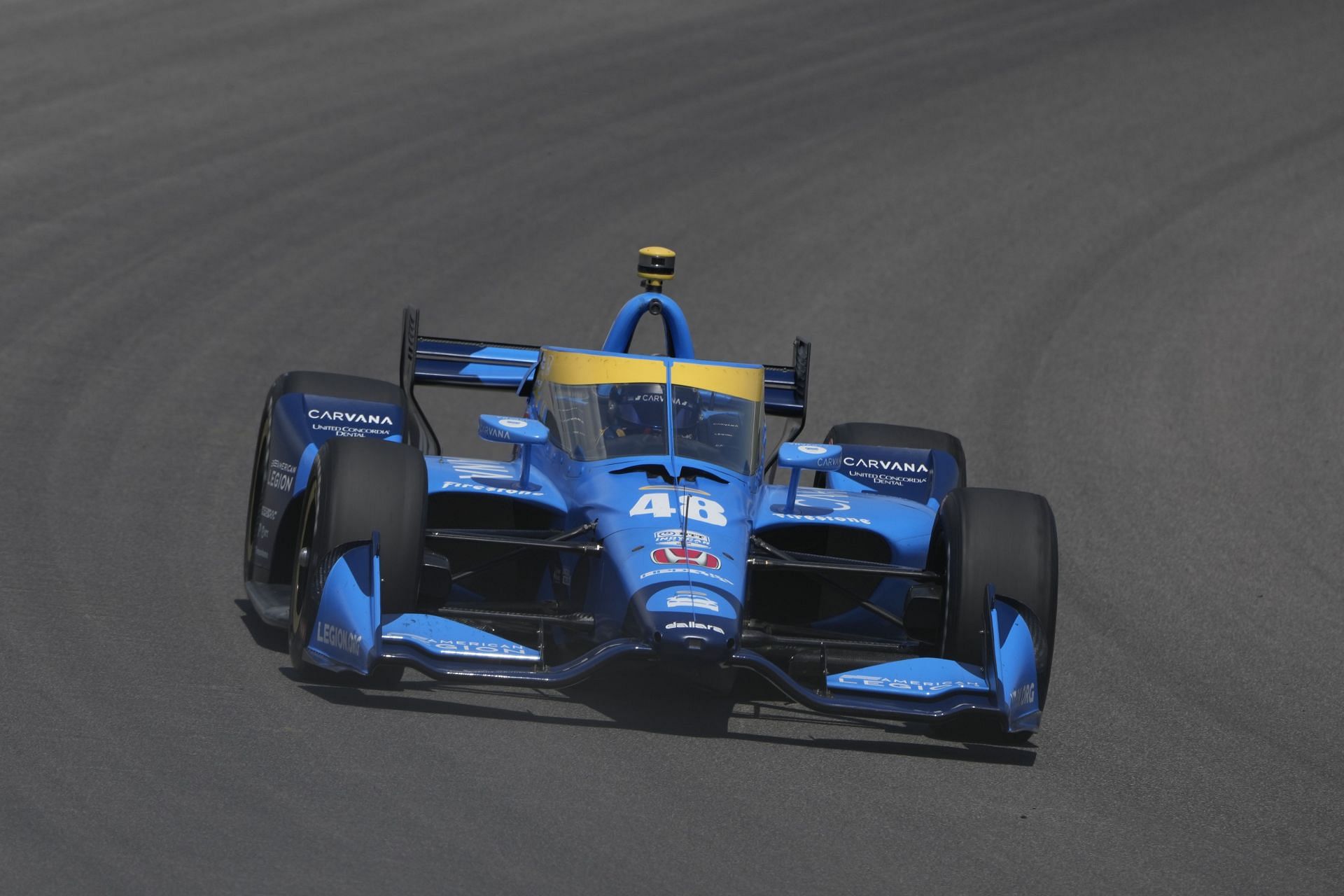 Jimmie Johnson during the IndyCar race at the World Wide Technology Raceway - Source: Getty